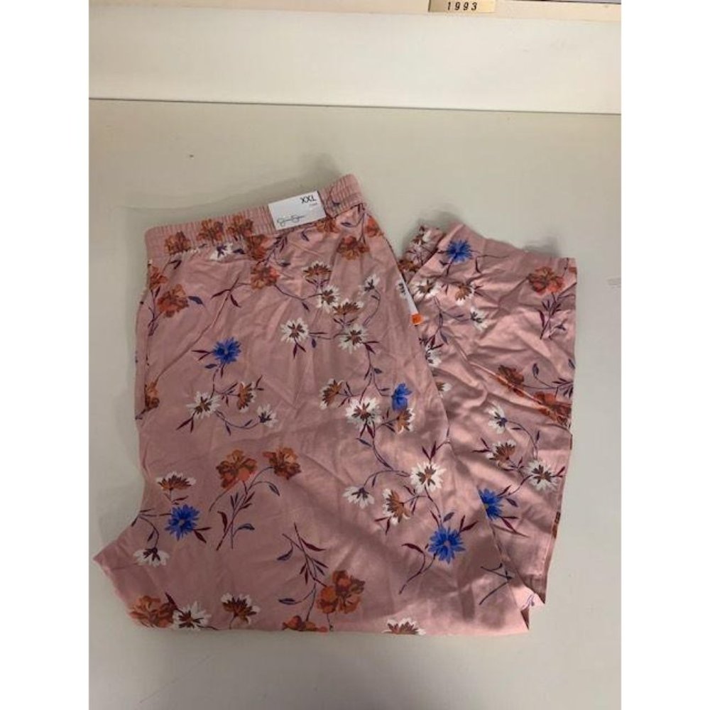 Jessica Simpson Flowy Pant Pink Floral XXL